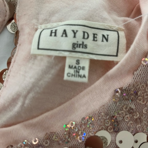 Girls Hayden Rose gold sequin dress new with tags size medium size small. - Picture 7 of 7